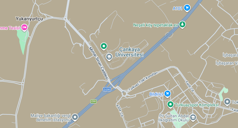 Map of Ankara